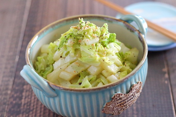 レンジで作る簡単白菜レシピ