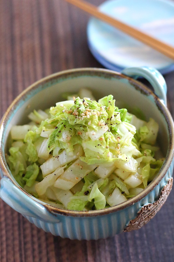 レンジで作る簡単白菜レシピ