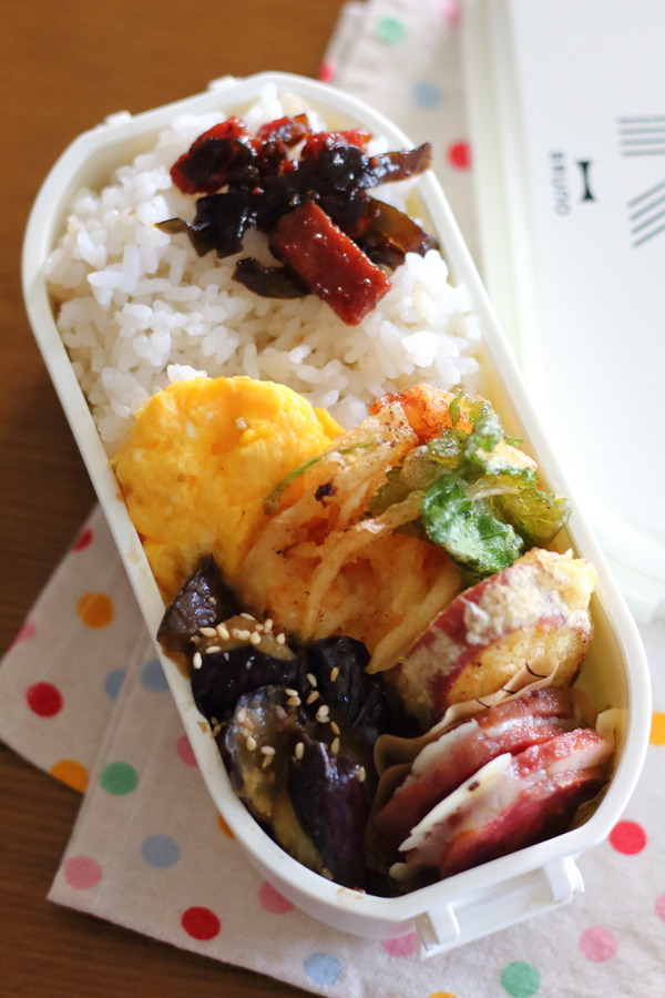 晩ごはんが天ぷらの翌日の弁当