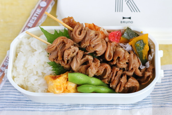 鶏はらみで手作り簡単やきとり弁当（レシピあり）
