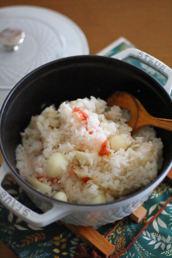 ゆり根と梅干しの炊き込みご飯レシピと詳しい作り方