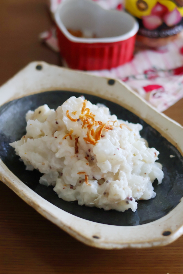 ほくほく長芋のマスタードマヨサラダ