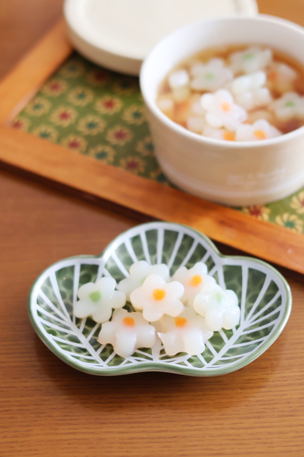 花こんにゃくの白だし煮