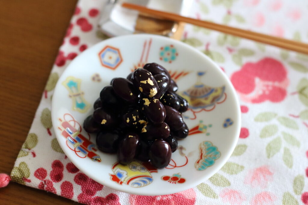 電気圧力鍋で作る黒豆煮（浸水あり）