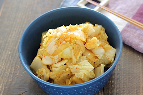 レンジで作る白菜の中華煮