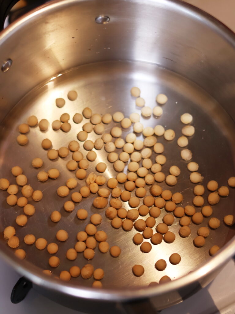 乾燥大豆を圧力鍋で調理する方法