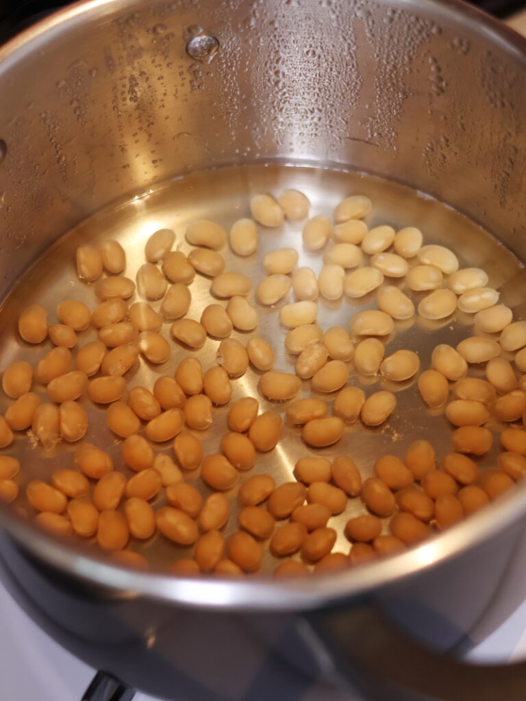 圧力鍋調理の感想大豆の方法