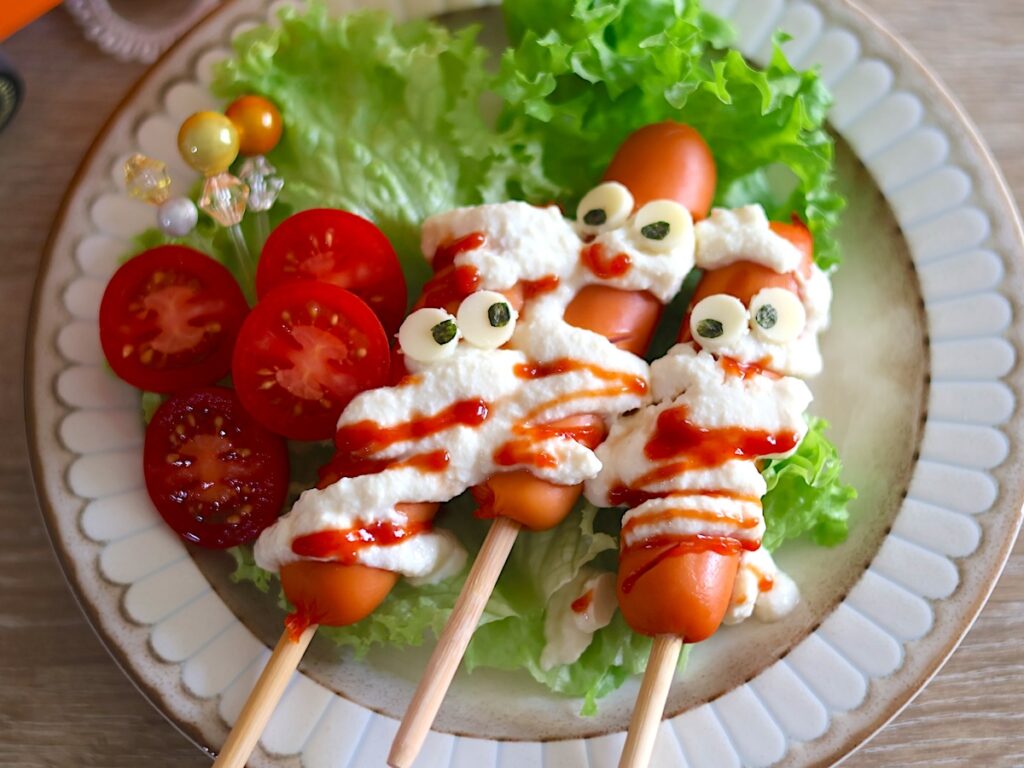 子供もよろこぶ!ハロウィンに簡単なフランクフルト