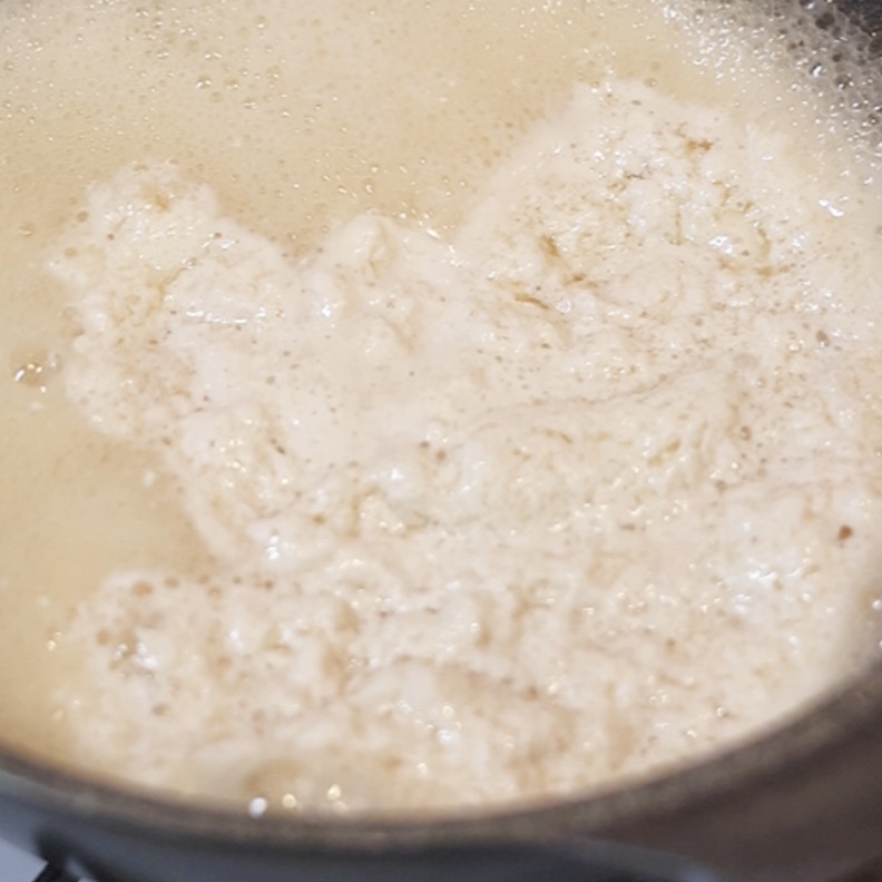 牛乳をあえて分離させる