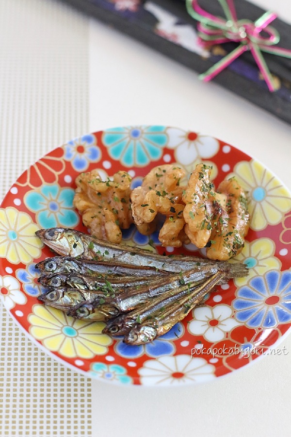 青のりやくるみ入りで、おいしい減塩の田作り（おせち）レシピ