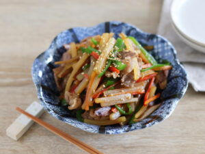 ヤーコン大量消費にぴったりな絶品きんぴらのレシピと詳しい作り方