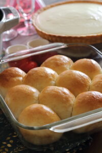 スクエア型でこんがりきれいに焼き上がったちぎりパンの焼き色