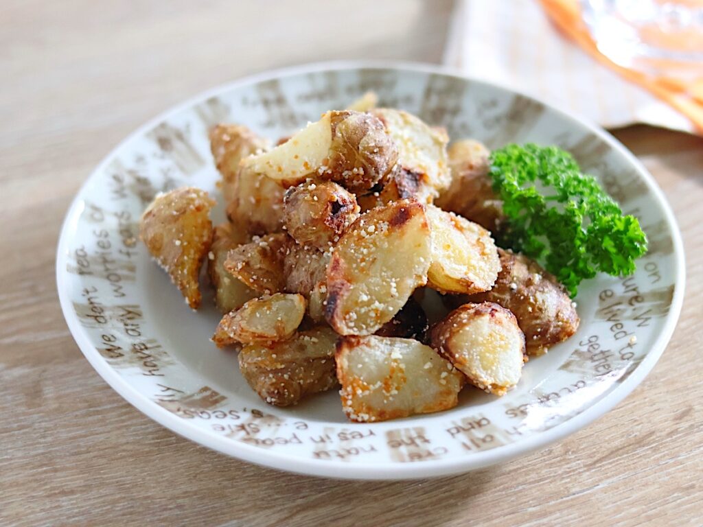 揚げないのにカリホク！菊芋の唐揚げトースターレシピ【皮ごと簡単・下処理なし】