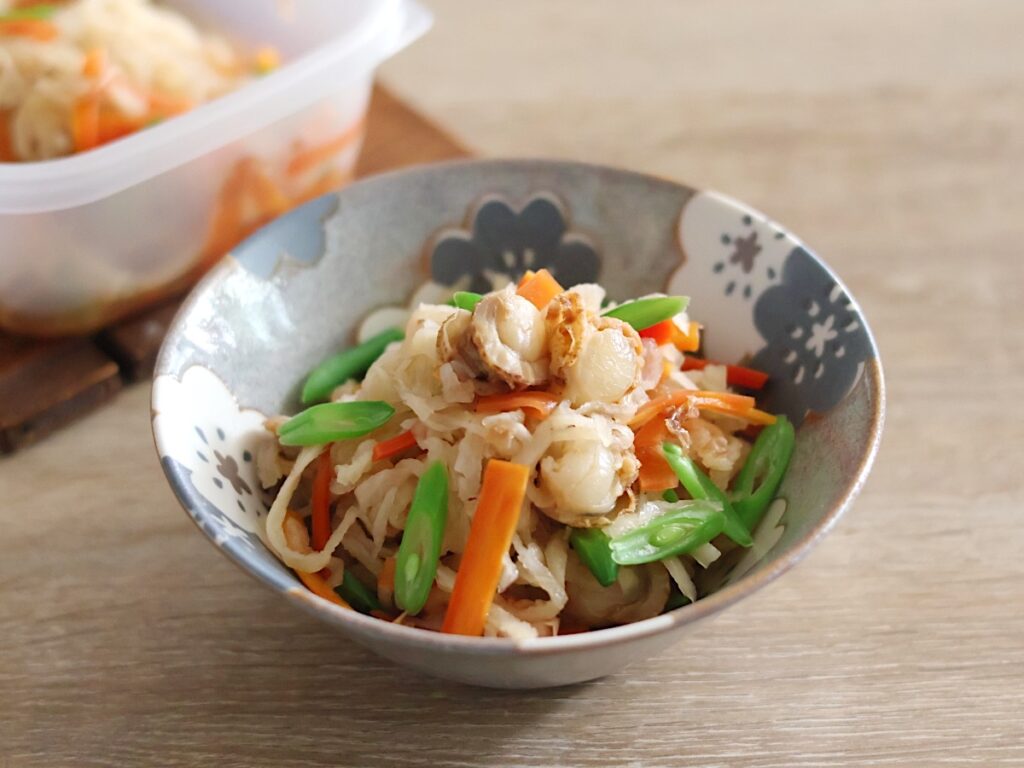 電子レンジでだし要らず。切干大根の煮物レシピと詳しい作り方。