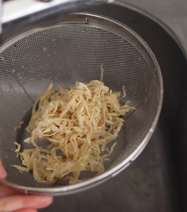 水で戻さない切干大根のレシピ