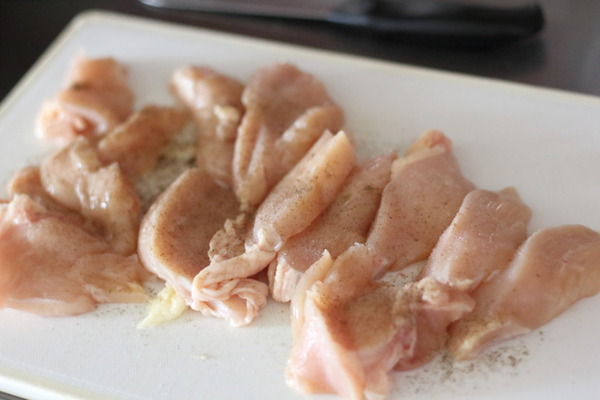 鶏むね肉をスープにする時の切り方