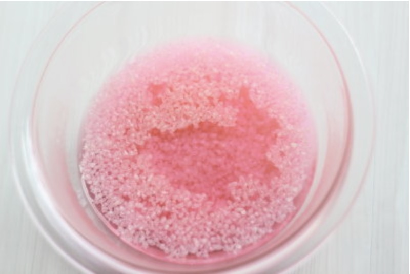 桜餅、レンジで道明寺粉を加熱する前に少し蒸らし時間を作る