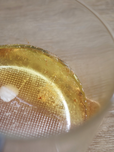 鶏皮から取れた鶏脂