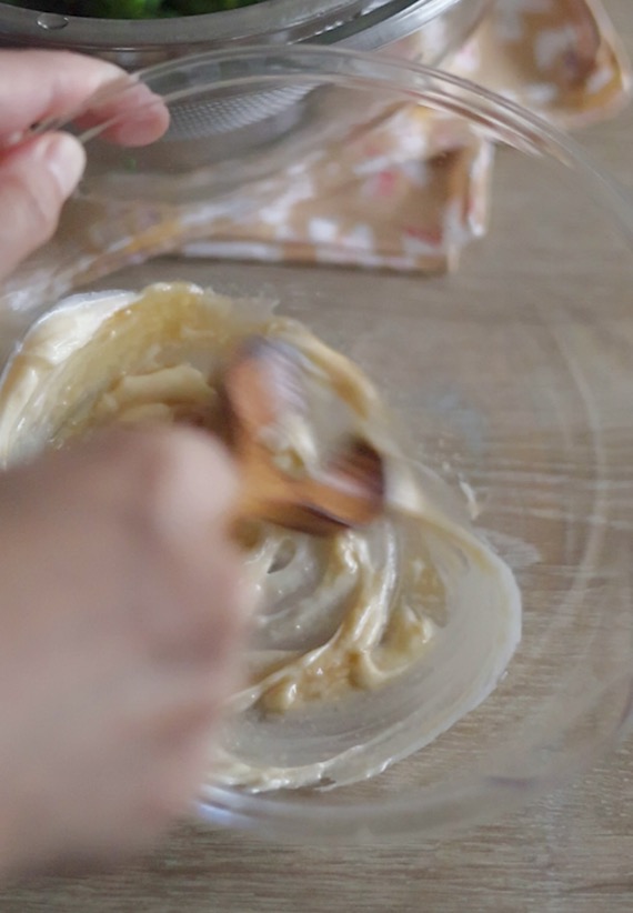 菜の花の苦味を取るにはマヨネーズがぴったり