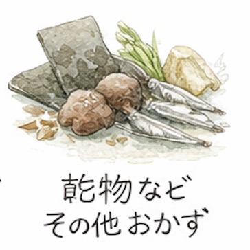 ぽかぽかびより乾物おかずカテゴリ