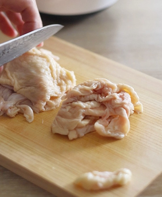 鶏皮の下ごしらえの仕方