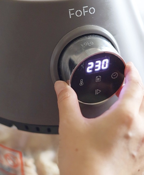 鶏皮の加熱は230℃10分〜15分くらい