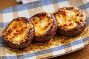 しいたけをトースターで5分焼いたジューシーなガーリックマヨ焼き