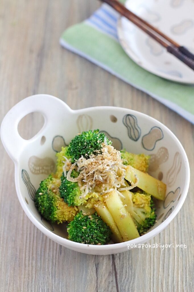 【あと1品】5分で完成!ブロッコリーとじゃこの胡麻酢和えが箸休めに最高すぎる