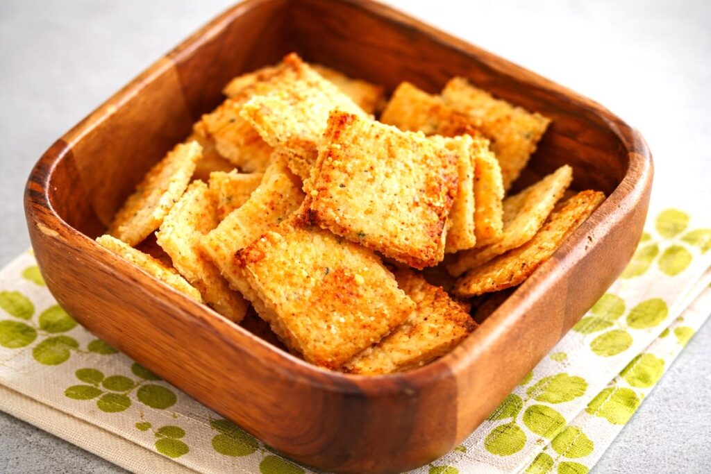 米粉のチーズクラッカー