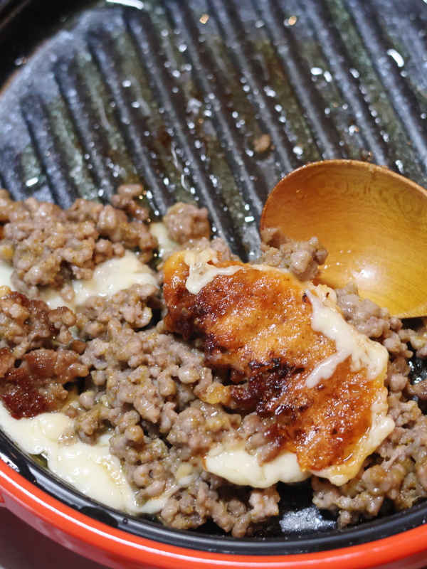 チーズに焼き色をつける場合のレンジメートの加熱時間